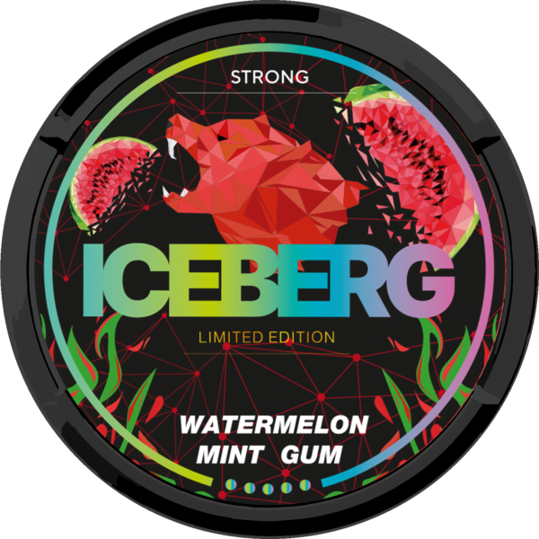 ICEBERG Watermelon Mint Gum Strong