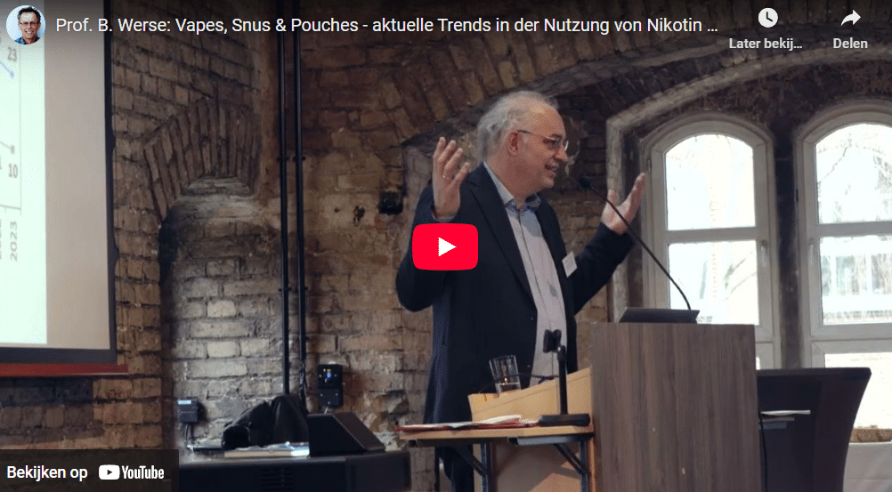 Vapes, Pouches & Snus erklärt von Prof. B Werse